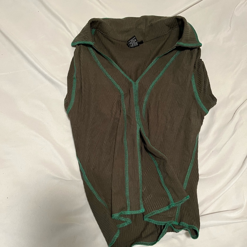 More of an army green with green piping